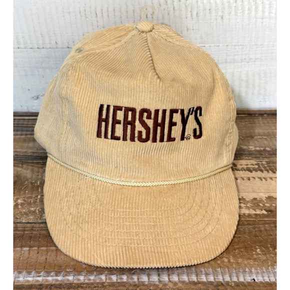 Vintage Hershey’s Chocolate  Snap Back Hat Trucker Embroidered - Picture 1 of 9
